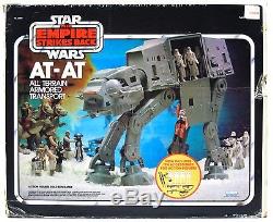 Vintage Kenner Star Wars ESB Hoth Imperial AT-AT Walker withChin Guns & Box Works