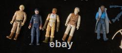 Vintage Kenner Star Wars Figures 80's w Darth Vader Carry Case Lot of 31+