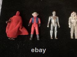 Vintage Kenner Star Wars Figures 80's w Darth Vader Carry Case Lot of 31+