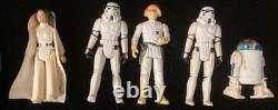 Vintage Kenner Star Wars Figures 80's w Darth Vader Carry Case Lot of 31+