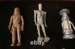 Vintage Kenner Star Wars Figures 80's w Darth Vader Carry Case Lot of 31+
