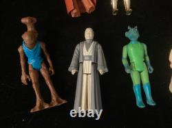 Vintage Kenner Star Wars Figures 80's w Darth Vader Carry Case Lot of 31+
