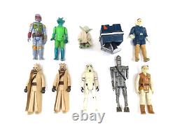 Vintage Kenner Star Wars Figures LOT of 10 1977-1980 Hong Kong Boba Fett/Tusken