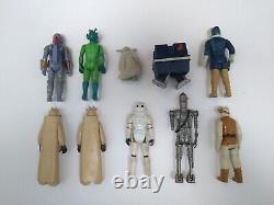 Vintage Kenner Star Wars Figures LOT of 10 1977-1980 Hong Kong Boba Fett/Tusken