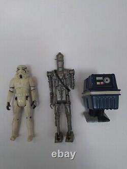 Vintage Kenner Star Wars Figures LOT of 10 1977-1980 Hong Kong Boba Fett/Tusken