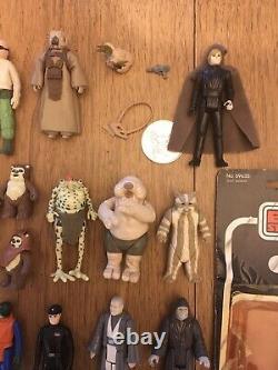 Vintage Kenner Star Wars Figures Lot First 12 Last 17 PofT Original Complete