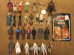 Vintage Kenner Star Wars Figures Lot First 12 Last 17 PofT Original Complete