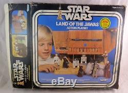 Vintage Kenner Star Wars Land of the Jawas Sand Crawler Adventure Set with Box