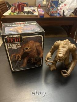 Vintage Kenner Star Wars Loose Rancor Monster Complete 1983 With Box