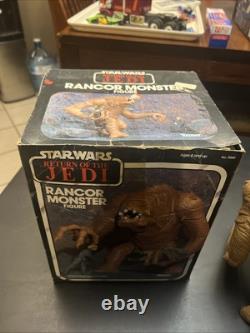 Vintage Kenner Star Wars Loose Rancor Monster Complete 1983 With Box