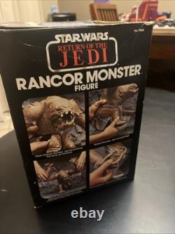 Vintage Kenner Star Wars Loose Rancor Monster Complete 1983 With Box