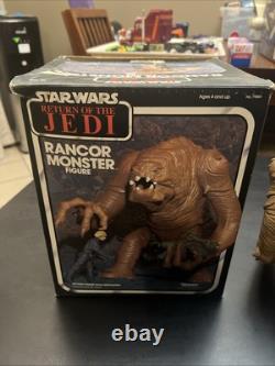Vintage Kenner Star Wars Loose Rancor Monster Complete 1983 With Box