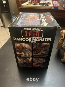 Vintage Kenner Star Wars Loose Rancor Monster Complete 1983 With Box