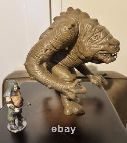 Vintage Kenner Star Wars Loose Rancor Monster and Vintage Keeper Figure