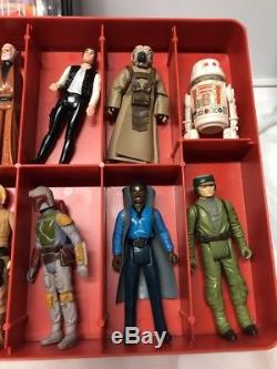 Vintage Kenner Star Wars Lot of 24 Loose Figures Includes ESB Case Boba Fett