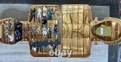 Vintage Kenner Star Wars Lot of 24 Mini-Action Figures + 16 Weapons & C-3PO Case