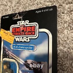 Vintage Kenner Star Wars MOC AT-AT Commander Figure Card 48 Back Lot