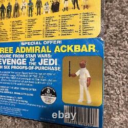 Vintage Kenner Star Wars MOC AT-AT Commander Figure Card 48 Back Lot