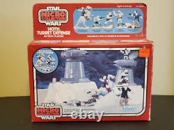 Vintage Kenner Star Wars Micro Collection Hoth Turret Defense Action Playset