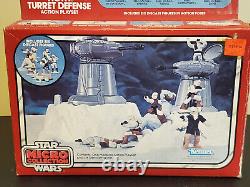 Vintage Kenner Star Wars Micro Collection Hoth Turret Defense Action Playset