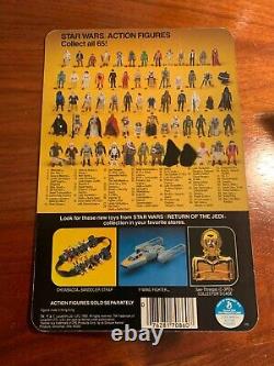 Vintage Kenner Star Wars ROTJ 65 back A Yoda Brown Snake MOC Unpunched