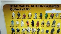 Vintage Kenner Star Wars ROTJ Boba Fett 65 Back-C AFA 70 EX+ #11529488