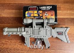 Vintage Kenner Star Wars ROTJ Laser Rifle Carrying Case Complete WithBox 1984