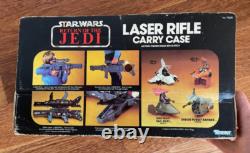 Vintage Kenner Star Wars ROTJ Laser Rifle Carrying Case Complete WithBox 1984