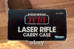 Vintage Kenner Star Wars ROTJ Laser Rifle Carrying Case Complete WithBox 1984