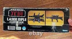 Vintage Kenner Star Wars ROTJ Laser Rifle Carrying Case Complete WithBox 1984