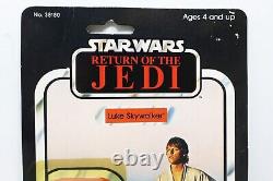 Vintage Kenner Star Wars Rotj Luke Skywalker 65 Back Figure Sealed 1977 1983