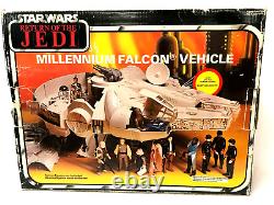 Vintage Kenner Star Wars Rotj Millenium Falcon European Complete Works Boxed