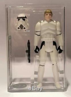 Vintage Loose Star Wars Potf Luke Skywalker Stormtrooper Afa U85! Just Graded