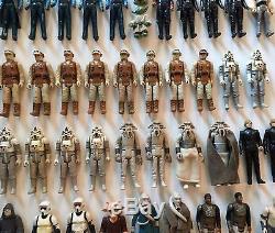 Vintage Lot 166 Star Wars Action Figures 1977-84 withWeapons & Variants