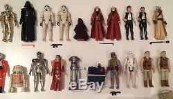 Vintage Lot 81 Star Wars Action Figures withWeapons & VARIATIONS/VARIANTS 1977-84