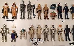 Vintage Lot 81 Star Wars Action Figures withWeapons & VARIATIONS/VARIANTS 1977-84