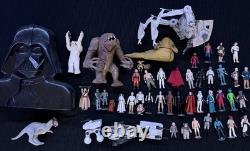 Vintage Lot Of Star Wars Action Figures With Accessories