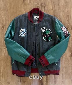 Vintage Marc Ecko X Star Wars Varsity Jacket Boba Fett