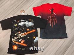 Vintage NWT'S! Star Wars Ep. 1 T-Shirts-All Over Battle Scene/ Rare Darth