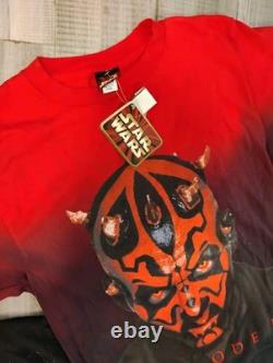 Vintage NWT'S! Star Wars Ep. 1 T-Shirts-All Over Battle Scene/ Rare Darth