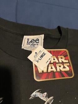 Vintage New With Tag Star Wars Episode 1 Black T-shirt Men's Size XL