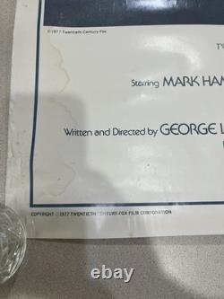 Vintage ORIGINAL 1977 STAR WARS One Sheet Style A 77/21-0 Movie Poster