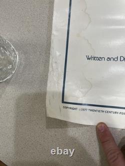 Vintage ORIGINAL 1977 STAR WARS One Sheet Style A 77/21-0 Movie Poster