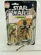 Vintage Orig Star Wars Sand People 12 Back Kenner 1977 open bubble Superb Fig