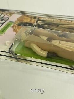Vintage Orig Star Wars Sand People 12 Back Kenner 1977 open bubble Superb Fig