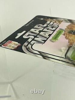 Vintage Orig Star Wars Sand People 12 Back Kenner 1977 open bubble Superb Fig