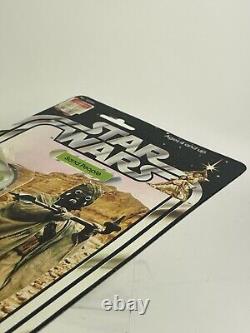 Vintage Orig Star Wars Sand People 12 Back Kenner 1977 open bubble Superb Fig
