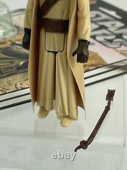 Vintage Orig Star Wars Sand People 12 Back Kenner 1977 open bubble Superb Fig