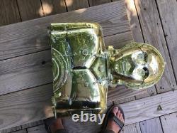 Vintage Original 1977-1985 Kenner Star Wars C-3PO Case And 18 Figurines