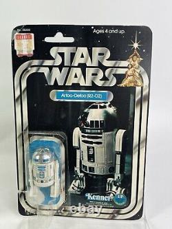Vintage Original Star Wars R2D2 12 Back Kenner 1977 open bubble Superb Figure